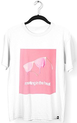 Camiseta Masculina Malha Algodão Estampada - Melting In The Heat