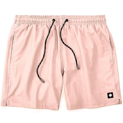 Shorts Microfibra Elastano Mega Confortável Lightweight Chiclete