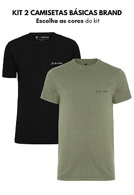 Kit 2 Camisetas Masculinas Estonadas Premium LaVibora Freesoul - Monte seu kit