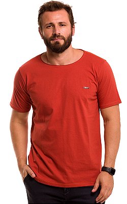 Camiseta Básica Corte A Fio 100% Algodão LaVíbora - Terra
