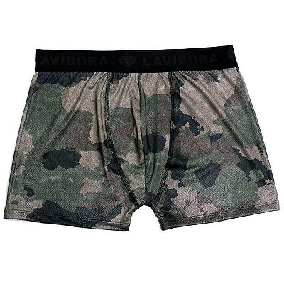 Cueca Boxer Microfibra Estampada Elástico LaVibora - Camuflada