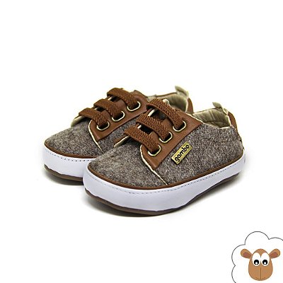 Tênis Infantil - Gambo - Capuccino - Cadarço elástico Tênis Infantil - Gambo - Capuccino - Cadarço elástico