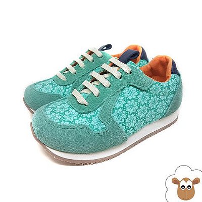 Tênis Infantil Jogging Sheep Shoes Verde água Tênis Infantil Jogging Sheep Shoes Verde água