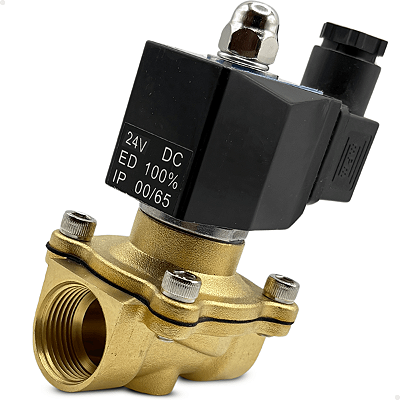 Válvula Solenoide 2/2 vias Rosca 3/4" BSP - 24v