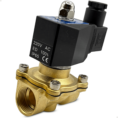 Válvula Solenoide 2/2 vias Rosca 3/4" BSP - 220v