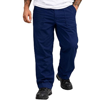Calça De Brim Pesado Masculina Azul Marinho