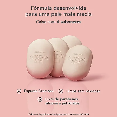 Sabonetes Em Barra Cuide-Se Bem Doçura Na Pessegura 4X80G