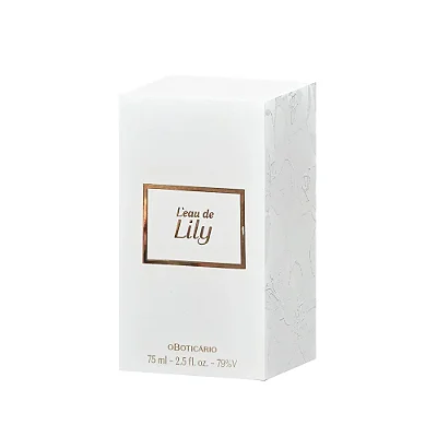 L'Eau De Lily Desodorante Colônia 75Ml