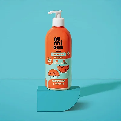 Shampoo Para Filhotes Au.Migos Pets 400Ml