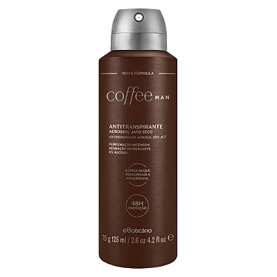 Desodorante Antitranspirante Aerosol Coffee Man 75G/125Ml