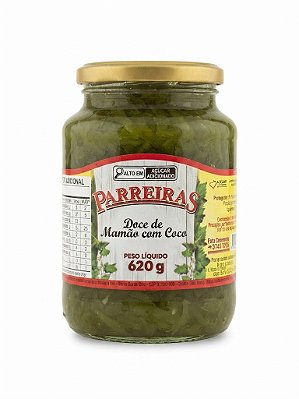 Doce de Mamão com Coco Parreiras