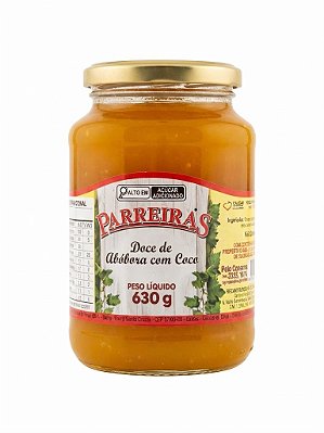Doce de Abóbora com Coco Parreiras