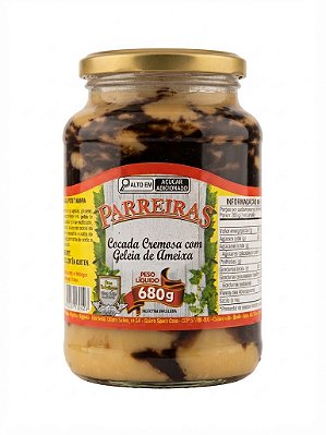 Cocada Cremosa com Geleia de Ameixa Parreiras