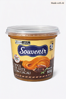 Souvenir Doce de Leite com Cacau 400g