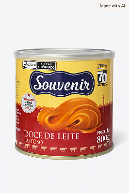 Souvenir Doce de Leite Pastoso 800g – Sabor Brasileiro Premiado