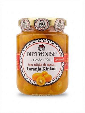 Doce de Laranja Kinkan em Calda Sem Adição de Açúcar Diet House 250g