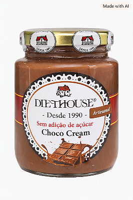 Choco Cream DietHouse – Creme de Chocolate Artesanal Sem Açúcar