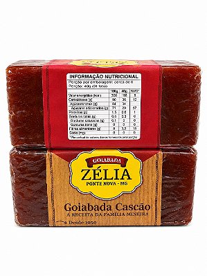 Goiabada Cascão Zélia 240g – A Receita da Família Mineira
