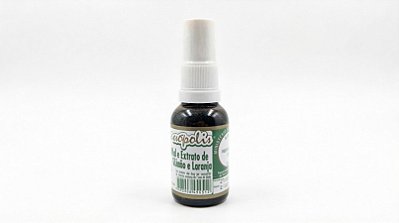 frasco spray da Teresópolis - Mel e Extrato de Própolis sabor Limão e Laranja (30ml)