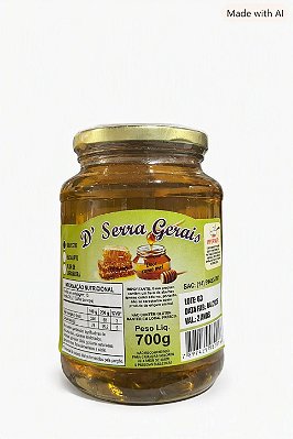 Mel Silvestre Puro D'Serra Gerais 700g