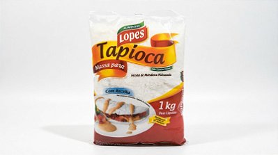 Massa para Tapioca 1kg | Lopes Alimentos - Fécula de Mandioca Hidratada