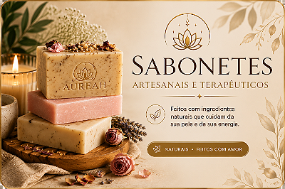 Sabonetes artesanais e terapêuticos