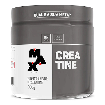 Creatina Pura Max Titanium Pote 300g