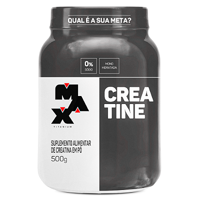 Creatina Pura Max Titanium Pote 500g