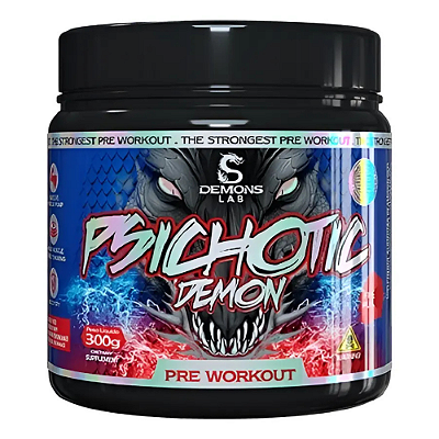 Pré Treino Demons Lab Pischotic Demon Black Pote 300g