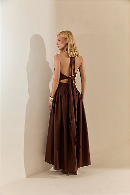 VESTIDO ANNE - COFFEE