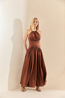 VESTIDO ANNE - COFFEE