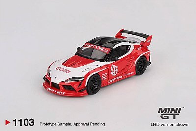 MINI GT - GR Supra LBWK Red (1103)