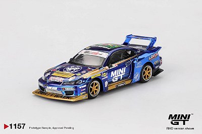 MINI GT - Silvia S15 LBWK Fausto Drift Blue 2024 (1157)