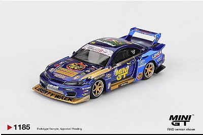 MINI GT - Silvia S15 LBWK Fausto Drift Blue Halloween (1185)