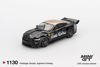 MINI GT - Ford Shelby GT 500 Super Snake Black/Gold (1130)