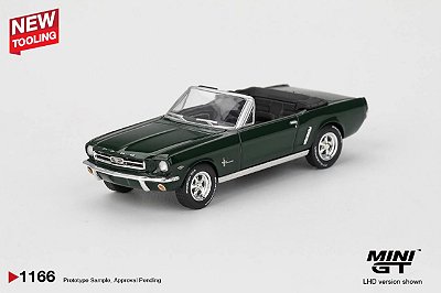 MINI GT - 1964 Ford Mustang Convertible Green (1166)
