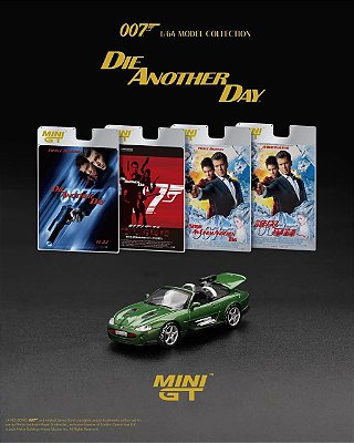 MINI GT - Jaguar XKR Green - 007 Die Another Day (908)