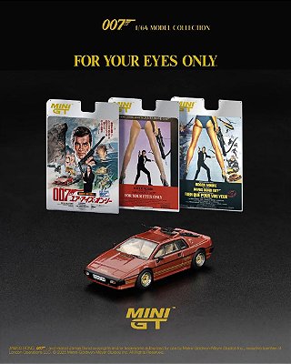 MINI GT - Lotus Espirit Turbo Orange - 007 For Your Eyes Only (912)