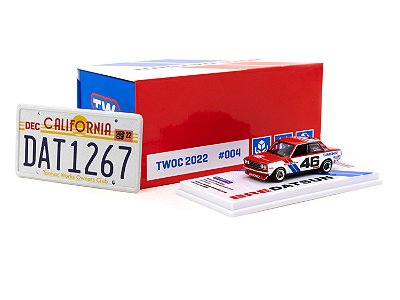 Tarmac Works - Datsun 510 BRE TransAm #46 Red TWOC Exclusive