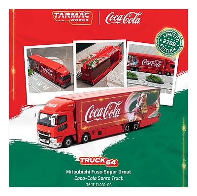 Tarmac Works - Mitshubishi Fuso Super Great Coca-Cola