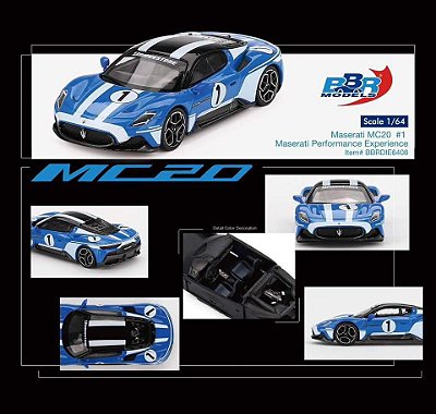 BBR - Maserati MC20 Blue - Maserati Performance experience