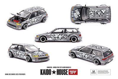 KAIDO HOUSE - Honda Civic EF9 Mangá Grey