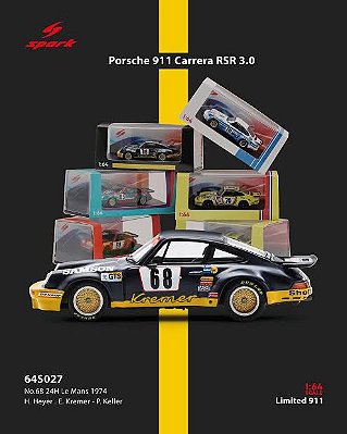 SPARK - Porsche 911 Carrera RSR 3.0 #68 LeMans 1974