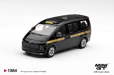 PRÉ VENDA - MINI GT - Hyundai Staria Taxi Korea (1384)