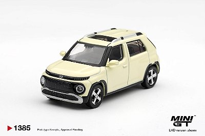 PRÉ VENDA - MINI GT - Hyundai Casper Butter Cream yellow (1385)