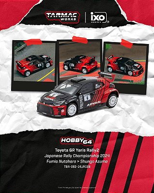 PRÉ VENDA - TARMAC WORKS - Toyota GR Yaris Rally2 Japanese Rally 2024 #6 Advan