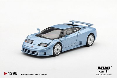 PRÉ VENDA - MINI GT - Bugatti EB110 Azzurro Metallizzato (1395)