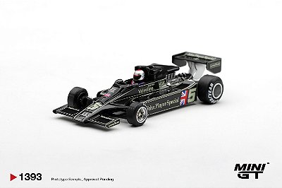 PRÉ VENDA - MINI GT - Lotus 78 #5 Mario Andretti 1977 US West GP Winner (1393)