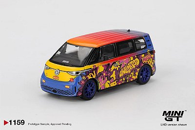 PRÉ VENDA - MINI GT - Volkswagen ID Buzz Mizu Graffiti Colors (1159)