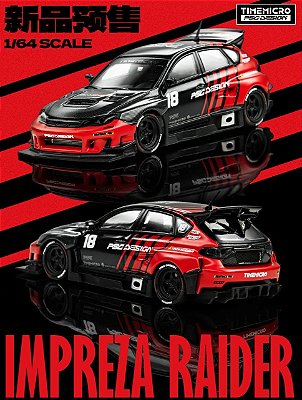 PRÉ VENDA - TIME MICRO - Subaru Impreza WRC "Raider" PSC Design Advan